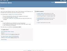 Tablet Screenshot of demo.redmine.org
